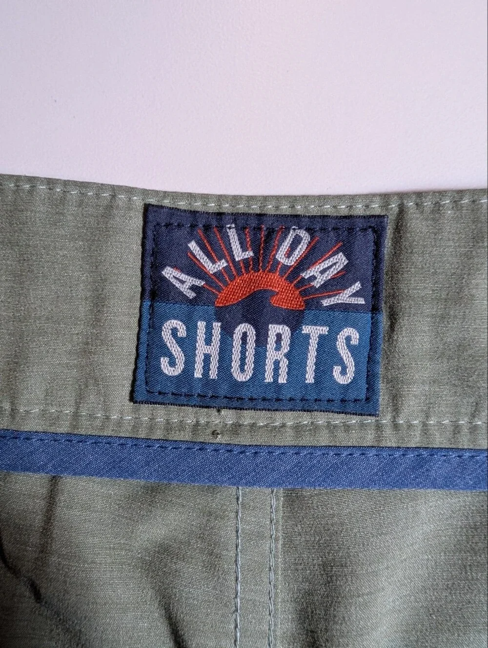Faherty Men's 35 Olive Green Casual Shorts - Lightweight Everyday All Day Wear